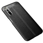 For OPPO Realme 6 Litchi Texture TPU Shockproof Case(Black)