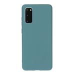 For Galaxy S20 Solid Color Frosted TPU  Phone Case(Light Blue)