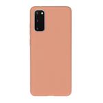 For Galaxy S20 Solid Color Frosted TPU  Phone Case(Orange)