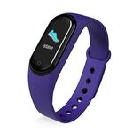 KM5 0.96inch Color Screen Phone Smart Watch IP68 Waterproof,Support Bluetooth Call/Bluetooth Music/Heart Rate Monitoring/Blood Pressure Monitoring(Purple)