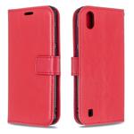For ZTE Blade A7 2019 Crazy Horse Texture Horizontal Flip Leather Case with Holder & Card Slots & Wallet & Photo Frame(Red)