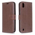 For ZTE Blade A7 2019 Crazy Horse Texture Horizontal Flip Leather Case with Holder & Card Slots & Wallet & Photo Frame(Brown)