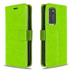 For Huawei P40 Crazy Horse Texture Horizontal Flip Leather Case with Holder & Card Slots & Wallet & Photo Frame(Greed)