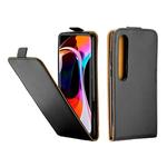 For Xiaomi Mi10/Mi10Pro Business Style Vertical Flip TPU Leather Case  with Card Slot(Black)