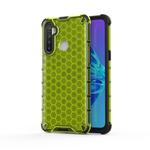 For OPPO Realme C3  Shockproof Honeycomb PC + TPU Case(Green)