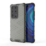 For Huawei P40 Pro+ Shockproof Honeycomb PC + TPU Case(Grey)