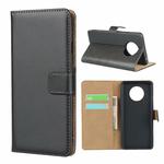 For OnePlus 7T Leather Horizontal Flip Holster With Magnetic Clasp and Bracket and Card Slot and Wallet(Black)