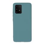 For Galaxy M80S/A91/S10 Lite Solid Color Frosted TPU  Phone Case(Light Blue)