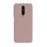 For Xiaomi Redmi K30 Solid Color Frosted TPU  Phone Case(Pink)