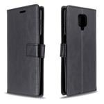 For Xiaomi Redmi Note9 Pro/Redmi Note 9s Crazy Horse Texture Horizontal Flip Leather Case with Holder & Card Slots & Wallet & Photo Frame(Black)