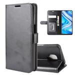 For Xiaomi Redmi Note 9 Pro / Note 9S / Note 9 Pro Max  R64 Texture Single Horizontal Flip Leather Case with Holder & Card Slots & Wallet & Photo Frame(Black)