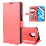 For Xiaomi Redmi Note 9 Pro / Note 9S / Note 9 Pro Max  R64 Texture Single Horizontal Flip Leather Case with Holder & Card Slots & Wallet & Photo Frame(Red)