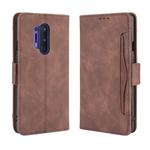 For OnePlus 8 Pro Wallet Style Skin Feel Calf Pattern Leather Case with Separate Card Slot(Brown)