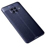 For OPPO ACE2 Litchi Texture TPU Shockproof Case(Navy Blue)