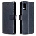 For Galaxy A41 Crazy Horse Texture Horizontal Flip Leather Case with Holder & Card Slots & Wallet & Photo Frame(Black)