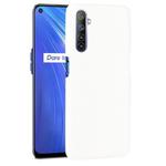 For Oppo Realme 6 Shockproof Crocodile Texture PC + PU Case(White)