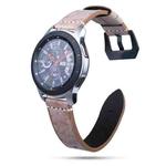 22mm Leather Watch Band For Huawei Watch GT2e / GT2 46mm(Light Brown)