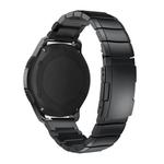 For Huawei Watch GT2e GT2 46mm 22mm Turtle Back Buckle Stainless Steel Watch Band(Black)