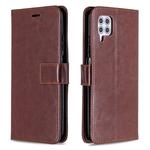 For Huawei P40 Lite Crazy Horse Texture Horizontal Flip Leather Case with Holder & Card Slots & Wallet & Photo Frame(Brown)