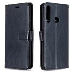 For Huawei P40 Lite E Crazy Horse Texture Horizontal Flip Leather Case with Holder & Card Slots & Wallet & Photo Frame(Black)