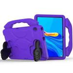 For Huawei MediaPad M6 10.8 inch EVA Children Falling Proof Flat Protective Shell With Thumb Bracket(Purple)