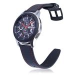 22mm For Huawei Watch GT2e GT2 46mm Carbon fiber Leather Watch Band(Red)