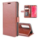 For Huawei Nova 7 Pro 5G R64 Texture Single Horizontal Flip Protective Case with Holder & Card Slots & Wallet& Photo Frame(Brown)