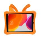 Butterfly Bracket Style EVA Children Shockproof Protective Case For iPad 10.2 2021 / 2020 / 2019 / 10.5(Orange)