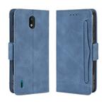 For Nokia 1.3 Wallet Style Skin Feel Calf Pattern Leather Case ，with Separate Card Slot(Blue)