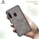 For Galaxy A21 PINWUYO Zun Series PC + TPU + Skin Waterproof And Anti-fall All-inclusive Protective Shell(Gray)