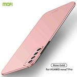 For Huawei Nova 7 Pro MOFI Frosted PC Ultra-thin Hard Case(Rose gold)