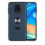 For Xiaomi Redmi Note 9S 360 Rotary Multifunctional Stent PC+TPU Case with Magnetic Invisible Holder(Navy Blue)