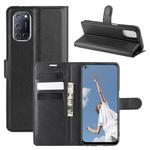 For OPPO A72/A52 Litchi Texture Horizontal Flip Protective Case with Holder & Card Slots & Wallet(Black)