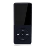 Fashion Portable LCD Screen FM Radio Video Games Movie MP3 MP4 Player Mini Walkman, Memory Capacity:4GB(Black)