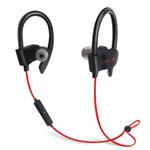 TOMNEW Sport Stereo Wireless Bluetooth Earphone with Microphone for Smartphone(Red)