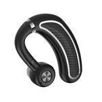 Business Bluetooth Earphone Wireless Headphone with Mic 24 Hours Work Time Bluetooth Headset for iPhone Android  phone(Black Silver)