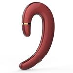 ET Bluetooth Earphone Wireless Headset Handsfree Ear Hook Waterproof Noise Cancelling Earphone with Mic for Android IPhone(red)