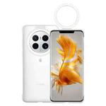 For HUAWEI Mate 50 Pro Original HUAWEI Ring Flash Smart Phone Case(White)