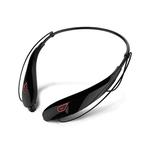 Large Capacity Battery Handsfree Sport Wireless Bluetooth Stereo Earphones with Mic(Black red)