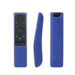 Universal Waterproof Anti-drop Silicone Remote Controller Protective Cover Case for Samsung Smart TV(Blue)