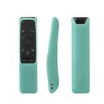 Universal Waterproof Anti-drop Silicone Remote Controller Protective Cover Case for Samsung Smart TV(Turquoise Blue)
