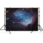 2.1m x 1.5m Black Hole Starry Sky Theme Party Children's Studio Photography Background Cloth(TK9)