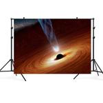 2.1m x 1.5m Black Hole Starry Sky Theme Party Children's Studio Photography Background Cloth(TK13)