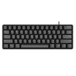 Rapoo V860 Desktop Wired Gaming Mechanical Keyboard, Specifications:61 Keys(Tea Shaft)