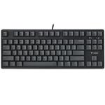 Rapoo V860 Desktop Wired Gaming Mechanical Keyboard, Specifications:87 Keys(Black Shaft)