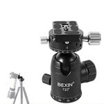 BEXIN 720 Degree Rotation Panoramic Aluminum Alloy Tripod Ball Head with Quick Release Plate