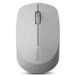 Rapoo M100G 2.4GHz 1300 DPI 3 Buttons Office Mute Home Small Portable Wireless Bluetooth Mouse(Light Gray)