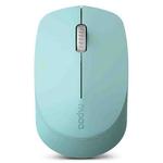 Rapoo M100G 2.4GHz 1300 DPI 3 Buttons Office Mute Home Small Portable Wireless Bluetooth Mouse(Mint Green)