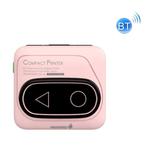 Mobile Phone Photo Pocket Mini Sticker Bluetooth WIFI Thermal Printing, Model number:GT4(Pink)