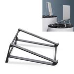 P5 Portable Aluminum Alloy Desktop Multi-function Stable Heat Dissipation Notebook Stand(Space Gray)